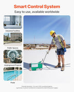 VEVOR Roofing Hot Air Welder, 4200W 220V High Power Plastic PVC TPO CPE Welding Machine - 1.57" Welding Width 0.04-0.12" Thickness, 68 ℉-1202 ℉ Heat Roofing Welding Tool, for Waterproofing Advertising