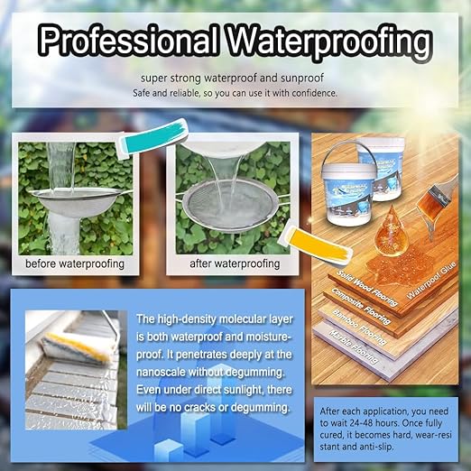 Waterproof Sealant, Acrylic polyols for The Preparation of high Performance Industrial coatings, Invisible Waterproof Coating, 70oz Suitable for Indoor and Outdoor Brick Wall, Metal, Ceramic