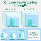 PurityNest Toilet Bowl Cleaners, Automatic Long-Lasting Tank Cleaner Bottles with Light Fresh Scent, Easy to Use for Home & Office Cleaning, Blue