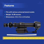 EvertechPRO Universal Toilet Fill Valve Replacement Kit, 8-12 Inch Adjustable Fill Valve Kit, Easy Installation