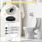 Universal Toilet Tank to Bowl Gaskets Kit, 2PCS 2.75‘’ Heavy Duty Toilet Tank Bolts Replacement, Fits Most 2-Inch and 3-Inch Leak Resistance Toilet Flush Valve Opening