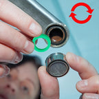 4PCS Faucet Aerator, 2 Packs of Aerator Filter Replacement Parts, With Brass Housing 15/16 Inch 24mm External Thread Aerator Faucet Filter, With Gasket, For Kitchen and Bathroom