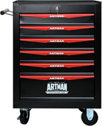 6-Drawer Steel Rolling Tool Cart with Wheels & Handle, Heavy-Duty Tool Chest Storage Cabinet for Garage and Workshop