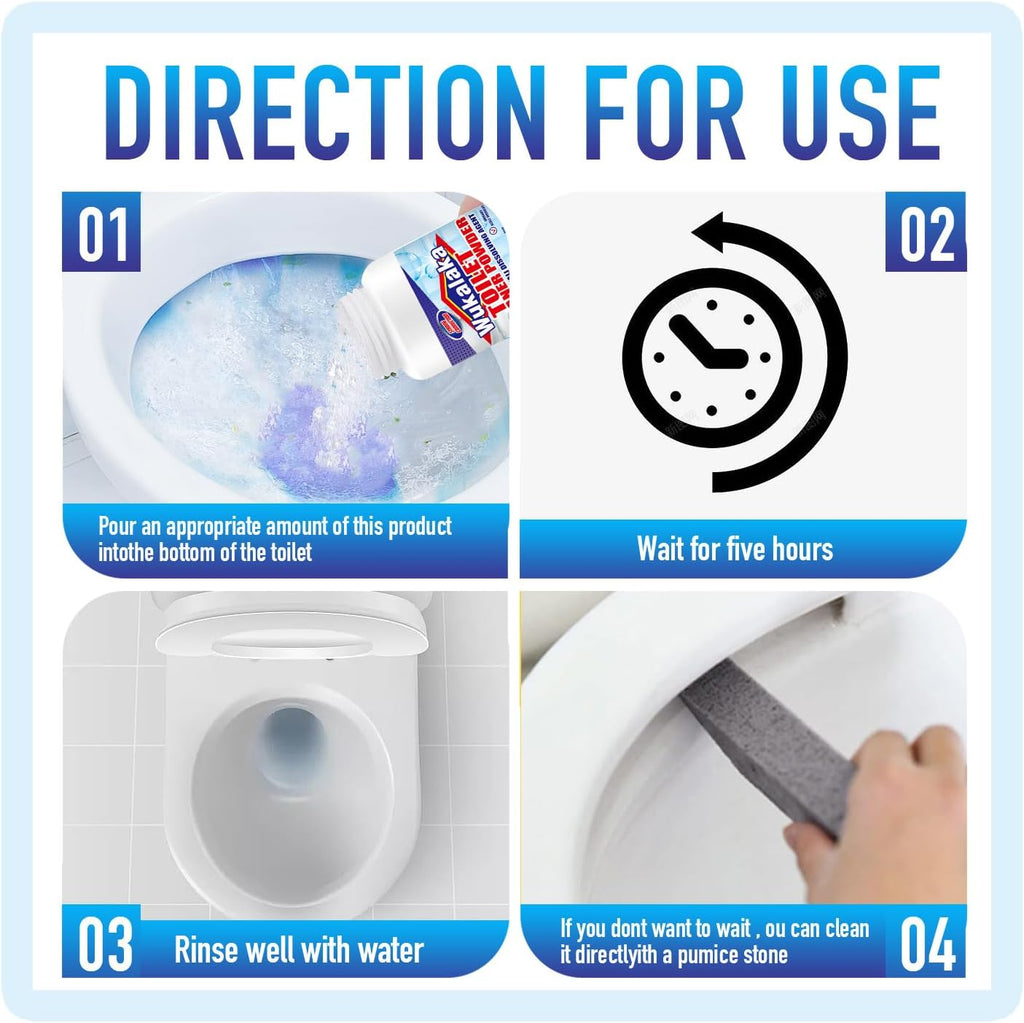 Pumice Stone for Toilet Cleaning Bowl Stick, Toilet Bowl Cleaners Brush, Powerfully Cleans Hard Water Rings, Calcium Buildup and Stains, Suitable for Cleaning Toilets, Bathroom