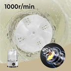 2026 Upgraded Smart Laundry Cup, Wireless Washing Machine, Underwear Washer, Portable Rechargeable Mini Washing Machine, for Apartment, Home, Hotel and Camping (Purple)