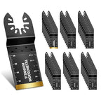 60PCS Oscillating Tool Blades, Professional Universal Titanium Oscillating Saw Blades Multitool Blades Kits for Wood Plastics Metal, Dewalt Ryobi Fein Milwaukee（2 titanium blade 58 wood blades）