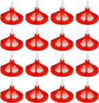 Tile Leveling Kit Tile Leveling System Clips Tile Anti-Loosening and Spacing System Kit (1/16"-300pcs White Base Tile Spacers + 100pcs Red Cap)