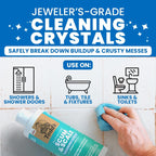 Uncle Todd's Scum & Scale Bathroom Cleaner Hard Water Stain & Soap Scum Remover – Bleach-Free, Heavy Duty Calcium Lime Rust Cleaner for Shower, Glass, Toilet, Tub & Sink – 16oz