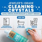 Uncle Todd's Scum & Scale Bathroom Cleaner Hard Water Stain & Soap Scum Remover – Bleach-Free, Heavy Duty Calcium Lime Rust Cleaner for Shower, Glass, Toilet, Tub & Sink – 16oz