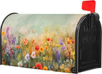 Kawani Spring Floral Mailbox Cover Magnetic 21x18 Inch Spring/Summer/Easter Decor