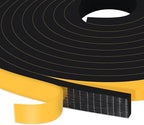 Weather Stripping Door Seal Strip, Strong Adhesive, Lightproof, Noise-Reduction, Weatherproof Foam Tape Insulation for Sliding Door, Front Door Frame, Windows (1/2 in x 1/4 in x 26Ft)