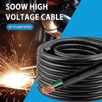50ft 16/3 16 AWG Portable Power Cable (3 Conductor) - SOOW 600V 16 Gauge Electric Wire for Motor Leads, Portable Lights, Battery Chargers and Machinery - 3 Conductor - 50 Feet Electrical Cord
