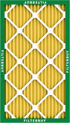 Filterbuy 15x30x1 Air Filter MERV 11 (MPR 1200) Allergen Defense Replacement (4-Pack), Electrostatic Pleated HVAC AC Furnace Filters, Made in USA (Actual Size: 14.50 x 29.50 x 0.75)