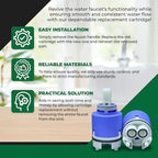Kerox K40B 40mm Faucet Cartridge - Ceramic Mixing Single-Lever Cartridge, Bathroom Sink Faucets & Parts for Home Plumbing Repair and Improvement, fits La Torre & American Standard Faucets