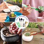 Garden Tools Set 83 Piece, Succulent Tools Set Included, Heavy Duty Aluminum Gardening Tools for Gardening, Non-Slip Ergonomic Handle, Durable Storage Tote Bag, Gifts for Men Women