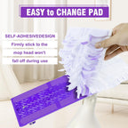 25 Pack Power Mop Refill Pads for Swiffer Power Mop, Disposable Spray Wet Pads Refill for Swiffer PowerMop Multi-Surface Mopping Pad,Mop Head Replacement for Floor Cleaning