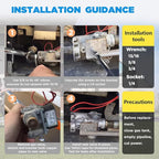 AITKEN RV Water Heater Gas Solenoid Valve 93870 Compatible with Atwood 6 and 10 Gallon Electronic Ignition Water Heaters Models Includde GC10A-4E GCH6A-10E G6A-8E G6A-6E G6A-4E G10-3E GE16-EXT...