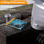 Oscillating Saw Blades, PECHAM 45PCS Professional Universal Titanium Multitool Blades for Wood Plastics Metal Quick Release Multi Tool Kits Fit Rockwell Ridgid Ryobi Milwaukee Chicago Craftsman