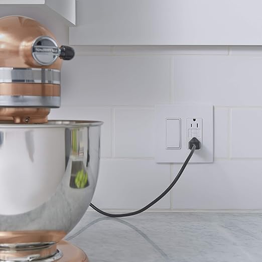 Legrand radiant TM874WCC6 15 Amp Rocker Wall Switch, 4-Way Decorator Light Switches, White (1 Count)