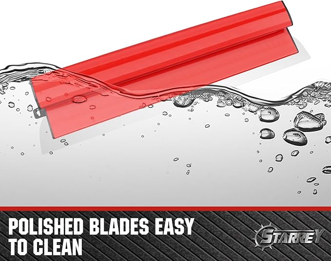 40 Inch Drywall Skimming Blade 0.3mm Stainless Steel Blade Ergonomically Designed Grip Drywall Knife for Drywall Plaster Wallboard (40"/100CM)