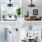 Depuley LED Light Bulbs E12: 6-Pack Candelabra Candle Light Bulb 4W Equivalent 40W - Edison Vintage Bulbs Daylight 5000K C35 Clear Bulb 500 LM 80+CRI Non-Dimmable