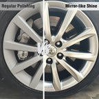 2PCS 8" Airway Buffing Wheel with 5/8" Arbor Flange-Free Hub，White Buffing Wheels for Angle Grinder, Mirror-Like Finishing Polishing Wheel for Aluminum Wheels Stainless Steel Chrome