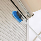 30 FT Exterior House Cleaning Brush Set with 6-24 Foot Telescoping Extension Pole, Soft Scrub Car Wash Brush, Medium Bristle Cleaning Brush and Window Squeegee & Washer