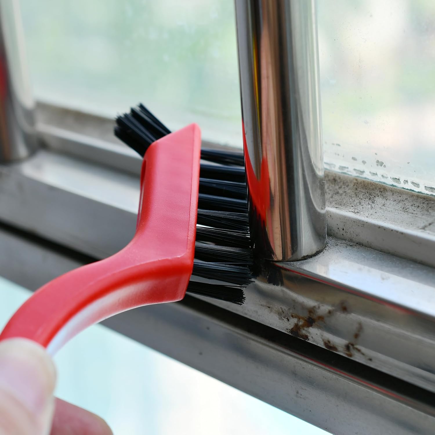 3pcs Nylon Brushes for Cleaning, Small Cleaning Brushes for Tight Spaces, Car Detailing Brush Set for Cleaning Dust in Holes