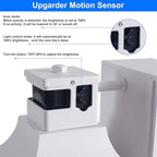 2 Pack White Porch Lights with GFCI Outlet, Dusk to Dawn Motion Sensor Outdoor Lighting, Waterproof Exterior Wall Sconces for House Front Door and Garage