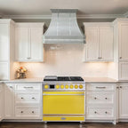 Akicon 36" Freestanding Gas Cooktop Oven Combo, Features 6 Sealed Burners, 5.2 Cu.ft Rapid Convection Oven, Convertible Fuel (NG/LP), Durable Cast Iron Grating (LCSLCSB3)