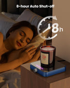 Maestri House Mug Warmer, Electric Coffee Cup Warmer for Desk with 3-Temp Settings,Auto Shut Off, Constant Temperature Heating for Beverage, Milk, Tea and Hot Chocolate at Home & Office (Blue)