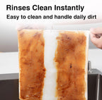 Crevice Cleaning Brush, Nylon, Brass, Small Metal Wire Brush with Curved Handle Grip for Rust, Dirt Paint Cleaning, Paint and Stain