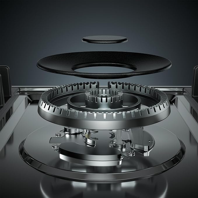 Empava 30 Inch Built-in Gas Cooktop with 5 Sealed SABAF Burners, Stainless Steel Surface LPG/NG Convertible, Flame Failure Protection, Dishwasher Safe Grates, 30in