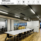 T8 LED Tube Lights 4ft,f40t12 Fluorescent Bulb Replacement,36W 3600lm,Daylight White 5000K,G13 4ft LED Bulbs,T12 Fluorescent Light Bulbs 48inch,Dual-Ended Power,Ballast Bypass,Pack of 10