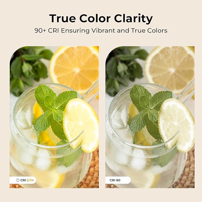 Dimmable E26 LED Bulb 6W, 60 watt Equivalent, Vintage LED Edison Bulbs 2700K Soft White, A19 Clear Glass LED Light Bulb for Ceiling Fan, 90+CRI, 600LM, 6 Pack