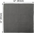 XANADU All Purpose Polishing Silicone Gun Cloth 12"x12" 6 Pack Infused With Innovative Inert Surfactant, Silver Polish for Silverware, Coins, Silicone Cloth for Guns, Brasso Brass Cleaner Polish