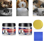 Magical Nano-Technology Stainless Steel Cleaning Paste, Stainless Steel Clean Wax, Stainless Steel Cleaning Wax, Stainless Steel Cleaner and Polish, Metal Polish Paste (2Pcs)