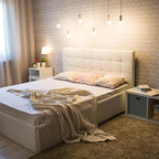 Plug in Pendant Light Cord Kit - UL 20Ft Lamp Cord with On/Off Switch and Bulb Socket E26 E27, White Extension Electric Wire for DIY Hanging Lanterns, 1 Pack