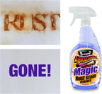Abracadabra® Magic Rust Remover 32oz – Rust Stain, Hard Water & Calcium Remover for Concrete, Fiberglass, Glass, fabrics, Vinyl, Metals, Carpet & More – Fast & Powerful Cleaning for Home & Outdoor Use