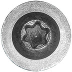 Jake Sales #15 x 5 Construction Lag Screw Stainless Steel T-30 Torx/Star Drive Heavy Duty Lag Screw Far Superior to Common Lag Screws Modified Truss Washer Head (50 Screw Count)