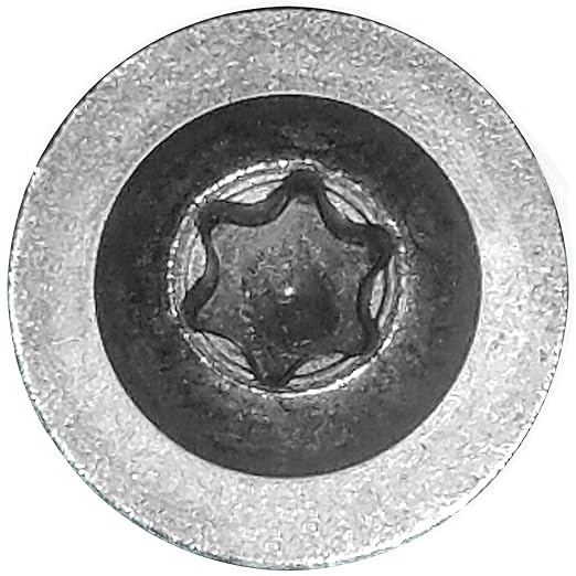 Jake Sales #15 x 6 Construction Lag Screw Stainless Steel T-30 Torx/Star Drive Heavy Duty Lag Screw Far Superior to Common Lag Screws Modified Truss Washer Head (50 Screw Count)