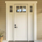 Amerdeco Front Door Lock Set with Double Cylinder Deadbolt, Black Exterior Entry Door Lever, Heavy Duty Entry Door Locksets for Left or Right Hand Exterior Door（Black 1 Pack）