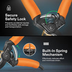 VIVOSUN 8.5" Bypass Pruning Shears for Gardening, Heavy-Duty Garden Scissors, Ultra Sharp Pruners with 3/4 in. Cut Capacity SK5 Blades, Thick Cushion-Covered Handle and Safety Lock