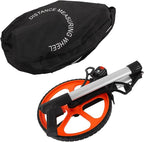 Distance Measuring Wheel in Feet, HighAccuracy Mechanical Hand Measuring Wheel with Wide Range Meters/Feet | Nylon PC Aluminum Construction | Ideal for Road and Land Surveys
