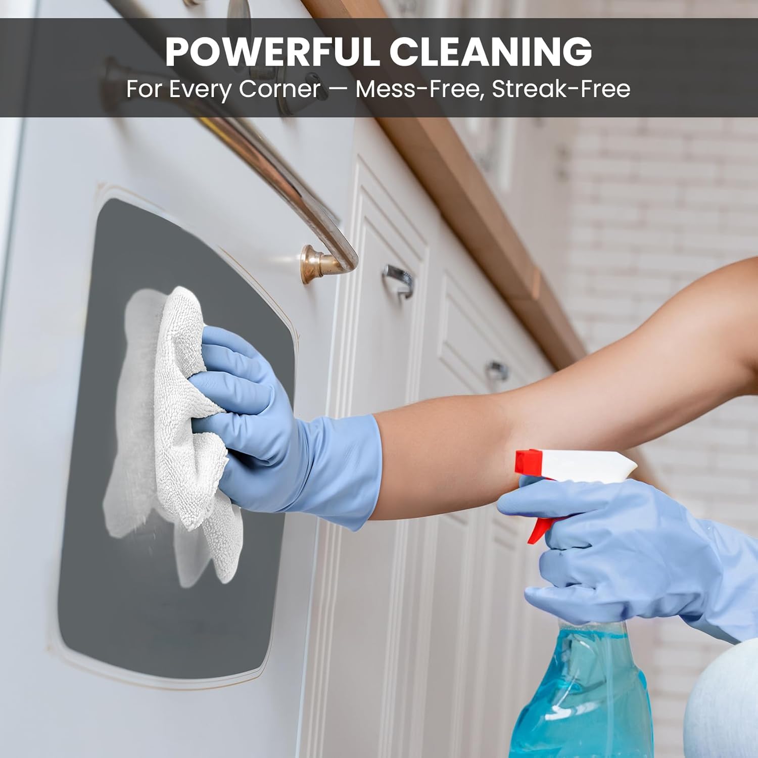 Microfiber Cleaning Cloth, 12 Pack Lint-Free and Highly Absorbent Rags, White Reusable Microfiber Towels for Car, Kitchen, Bathroom and Household Cleaning Supplies, 11.8"X11.8"