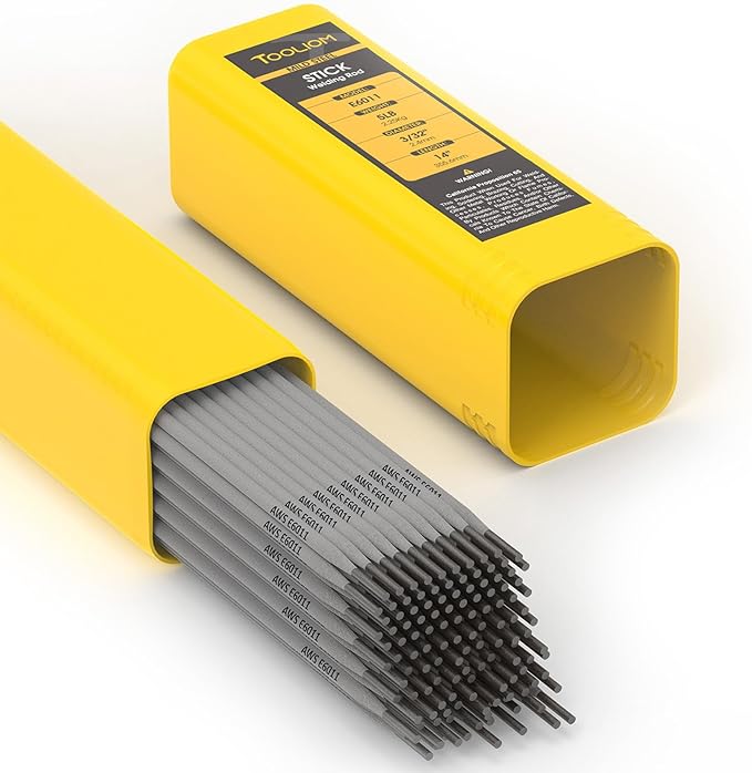 TOOLIOM E6011 Welding Rod 3/32" 5LB Carbon Steel Stick Electrodes