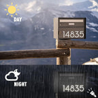 4 inch Reflective Mailbox Numbers Sticker (0-9, 5 Sets) Modern Number Vinyl Waterproof Number Self Adhesive Sticker for Signs, Door, Cars, Trucks, Home, Business, Address Number (4 inch)