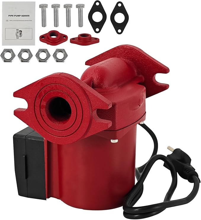 UPS26-99FC, 52722512 115V 1/6HP Water Circulator Pump Boiler Pump Used for Radiant Heating, Hydronic Heating, Fan Coil Heating, Solar and Other System Types