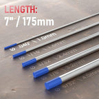 YESWELDER TIG Welding Tungsten Electrode 2% Lanthanated .040" x 7" (Blue, WL20/EWLa-2) 10-pk