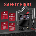 YESWELDER CUT-65DS PLUS Plasma Cutter, 65Amp 110V/220V Non-High Frequency Non-Touch Pilot Arc 4-In-1 Plate Cutting/Grid Cutting/Gouging/Marking Multifunctional Plasma Cutting Machine